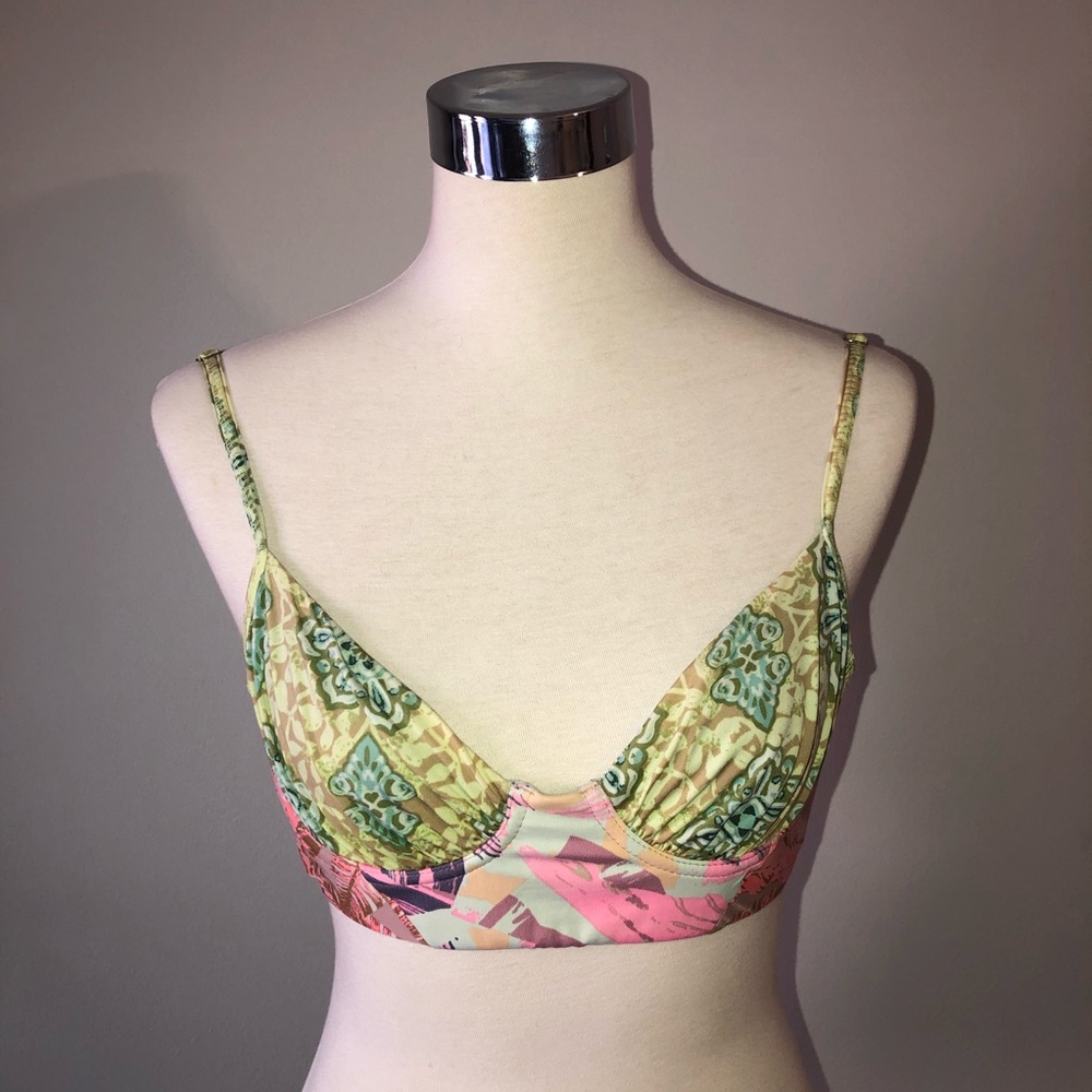 Maaji Multi Color Reversible Bikini Set Tie Back - image 5